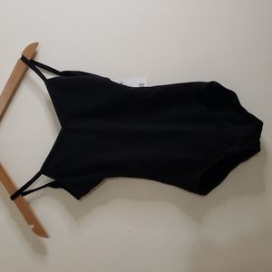 Capezio leotard, new with tags, black, size medium